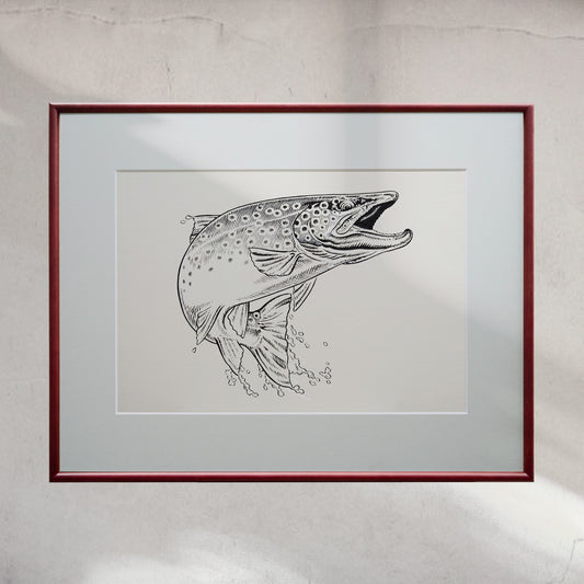 「ブラウントラウト」原画