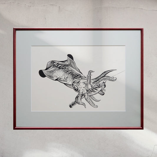 「アオリイカ」原画