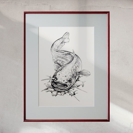 「大ナマズ」原画