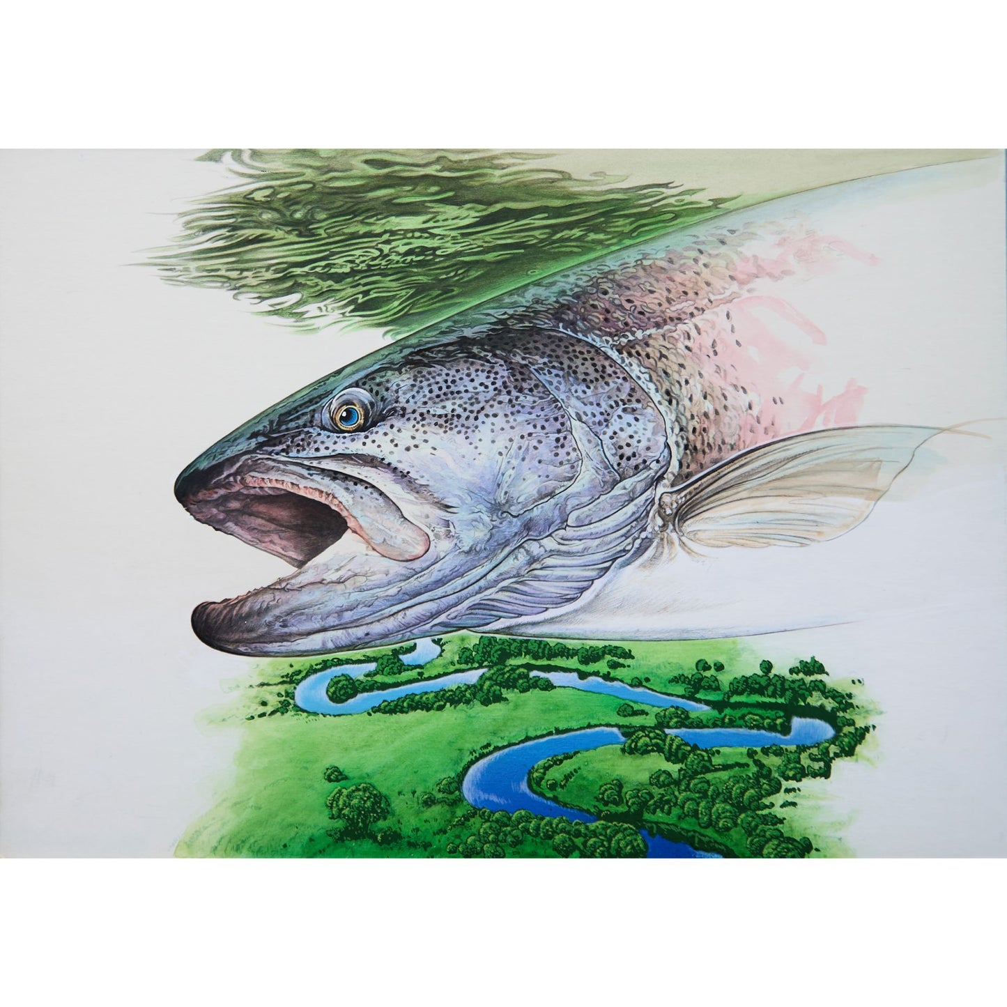 釧路湿原「北の魚鬼」原画