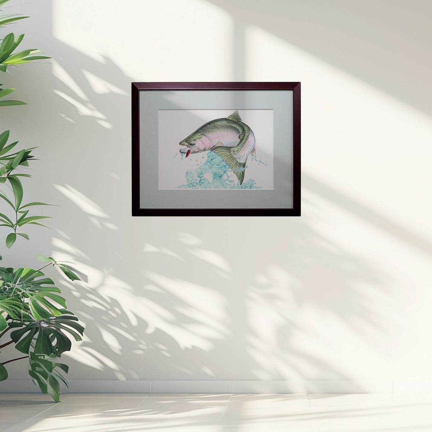 芦ノ湖「ジャンプ」原画