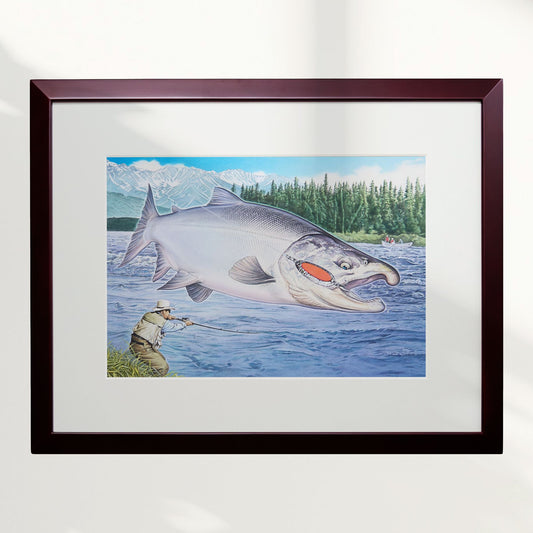 Original drawing of "Silver of Kenai" in Alaska