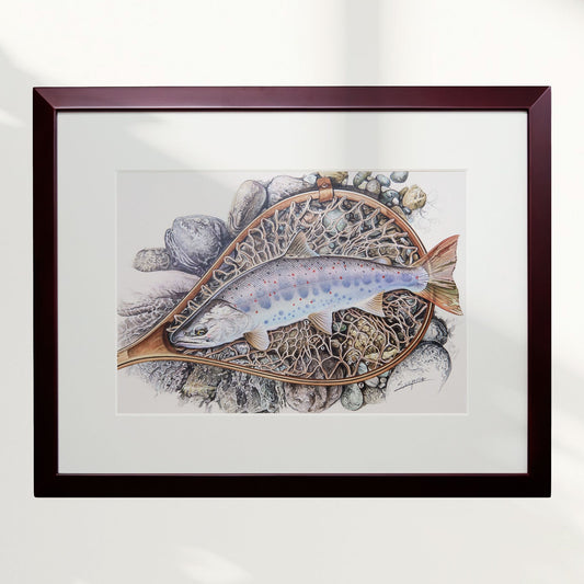 伊豆の川「ネットイン」原画