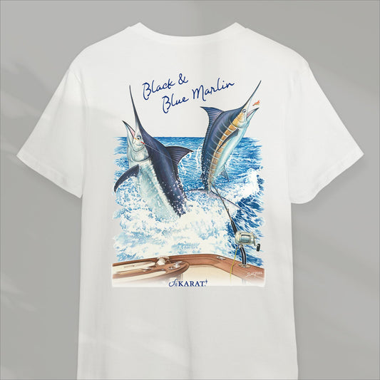 Short-sleeved dry T-shirt Black &amp; Blue Marlin