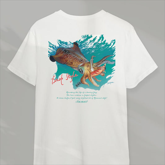 Short-sleeved dry T-shirt Bigfin reef squid