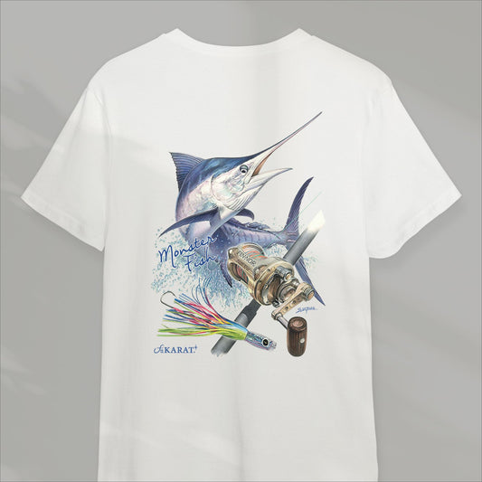 Short-sleeved dry T-shirt Marlin (Blue Marlin)